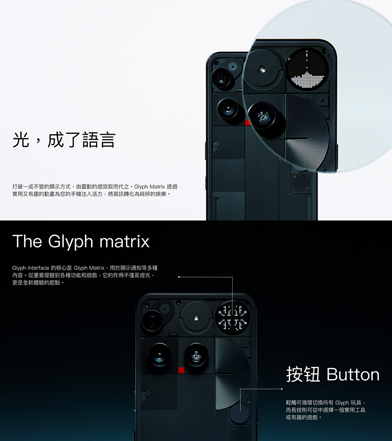 Nothing Phone 3 5G (16G+512G) 6.67吋智慧手機-原廠首賣好禮(送完為止)+25W雙孔快充頭+13000行電+掛繩+韓版收納包+指環支架+奈米噴劑