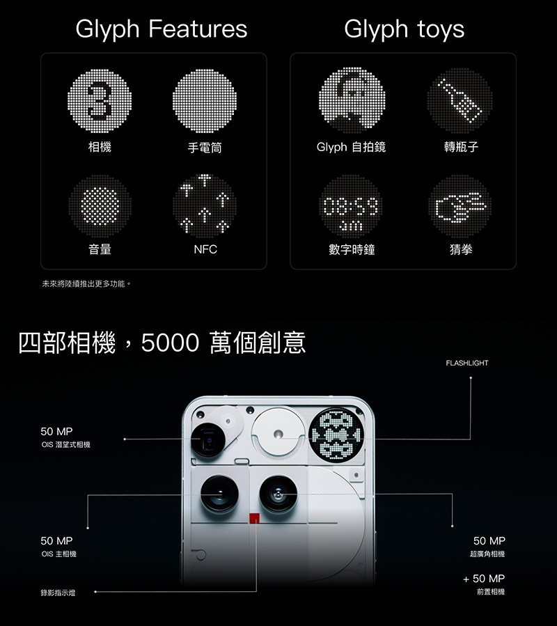 Nothing Phone 3 5G (16G+512G) 6.67吋智慧手機-原廠首賣好禮(送完為止)+25W雙孔快充頭+13000行電+掛繩+韓版收納包+指環支架+奈米噴劑