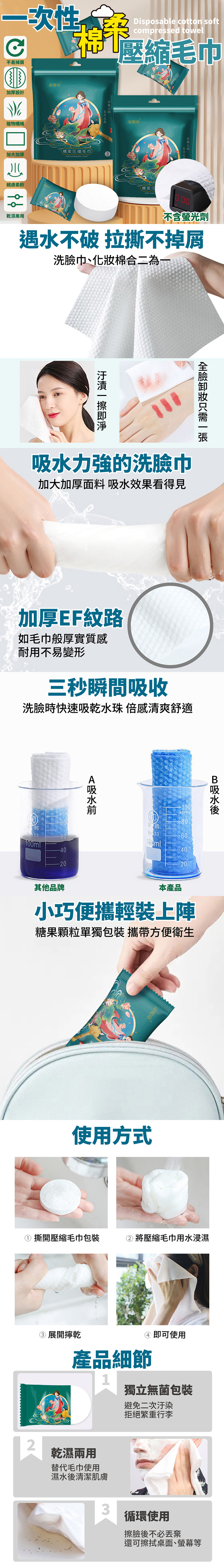 一次性棉柔壓縮毛巾