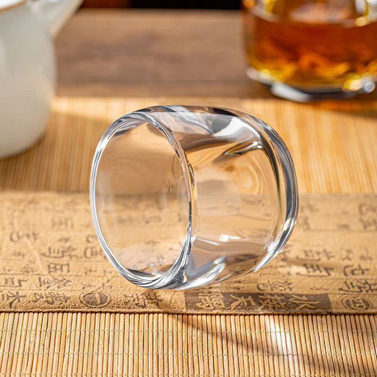 水晶玻璃扳指小茶杯