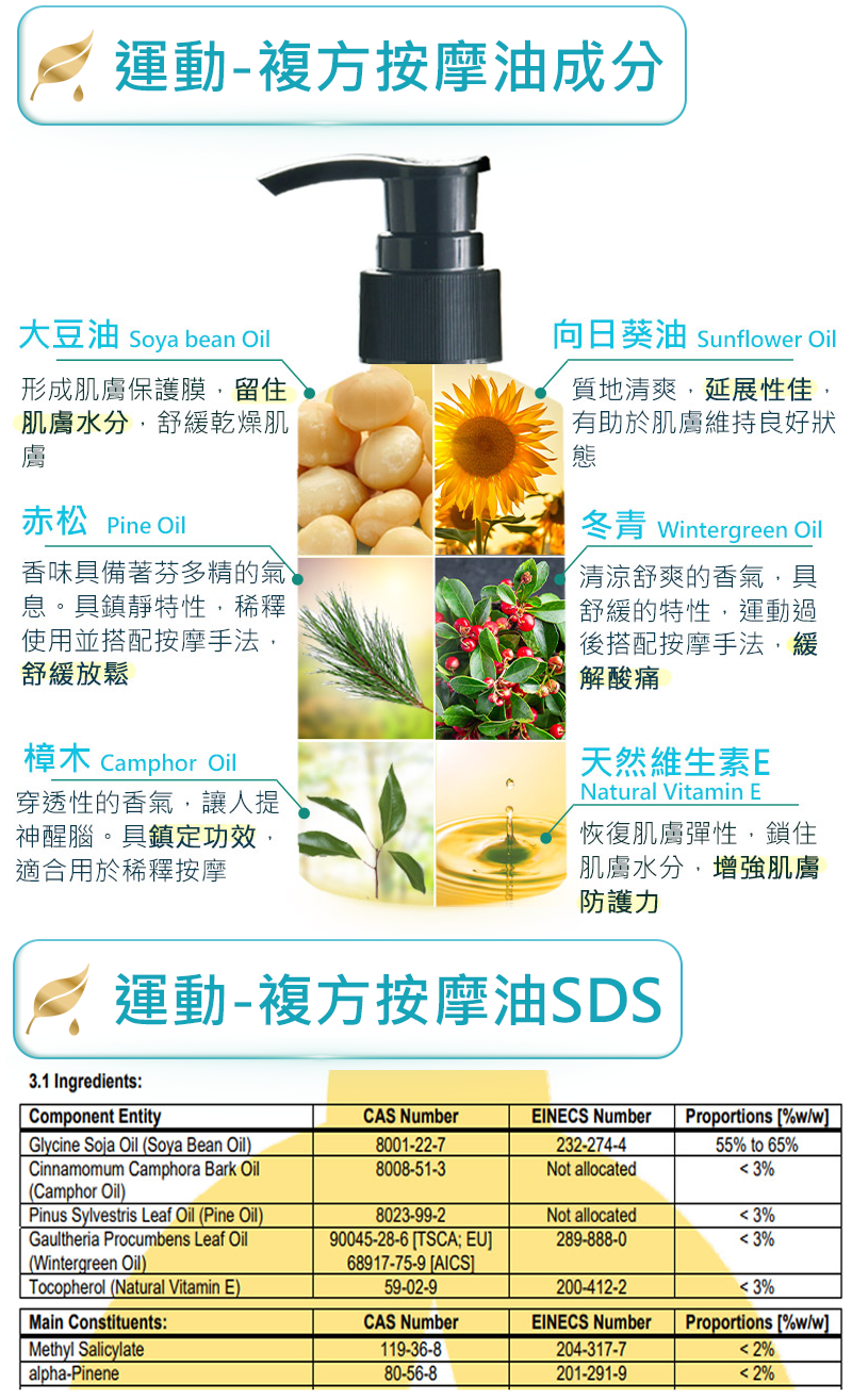 【ANDZEN安得仁】 明星組(按摩油+複方精油)