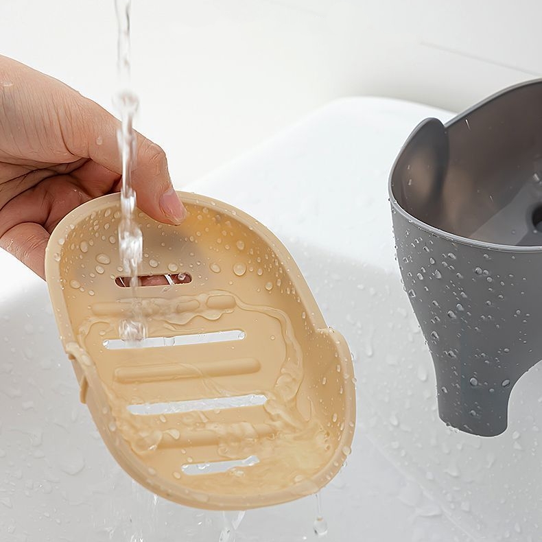 瀝水萌造型香皂盒攜帶旅行香皂盒