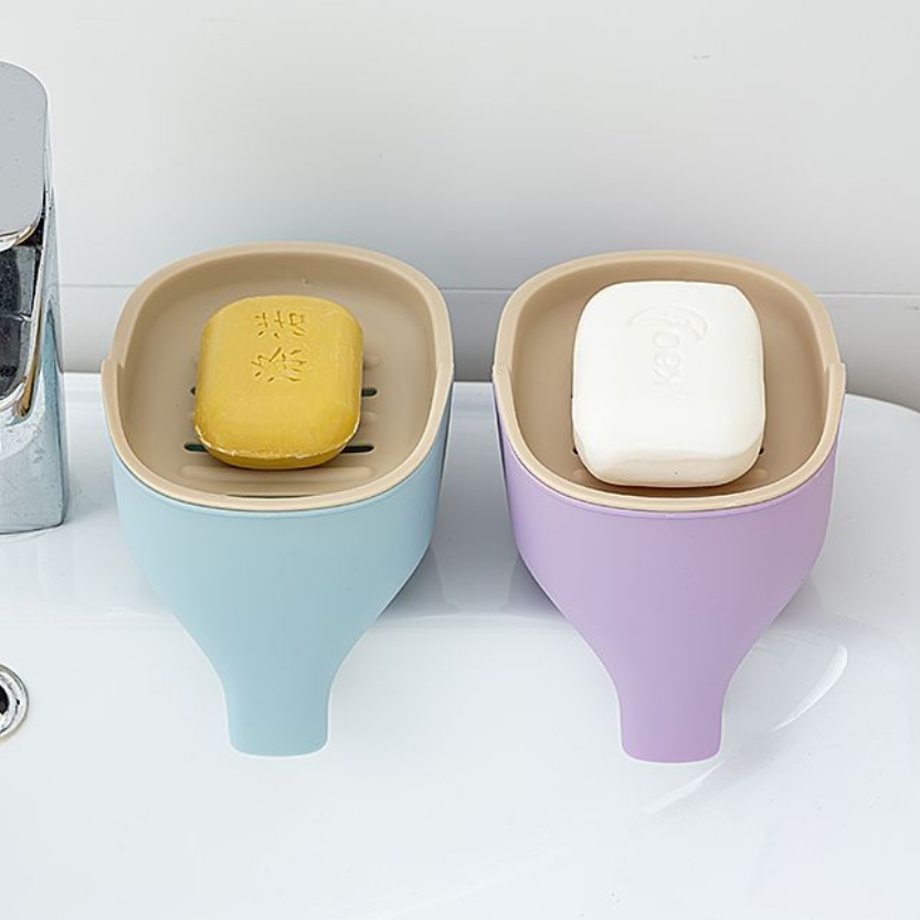 瀝水萌造型香皂盒攜帶旅行香皂盒