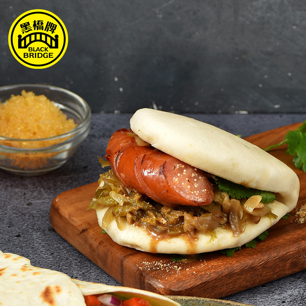 黑橋牌超熱銷風味香腸任選(飛魚卵/芥末飛魚卵/墨魚/章魚燒風味)