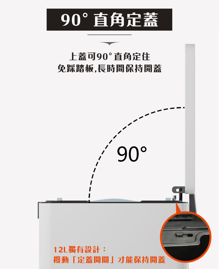 (2025 八月)【ANDYMAY2】格拉斯高質感靜音緩降不鏽鋼垃圾桶(OH-Q604)