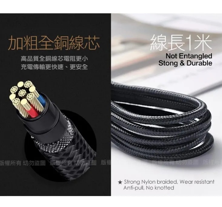 鋁合金編織高速傳輸充電線