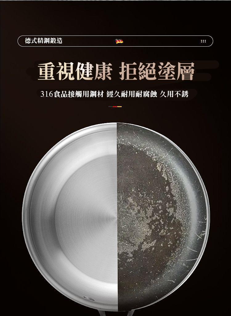 食品級316不鏽鋼雙層蒸鍋奶鍋