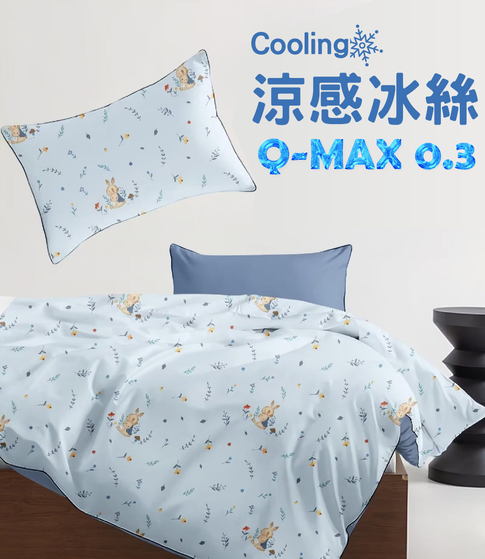 夏季涼感 冰柔絲床包 體感降溫 涼感床包 涼感被 涼被 夏被 薄被 冰絲床包