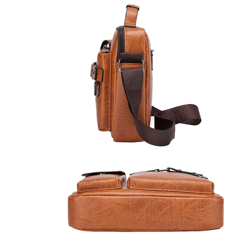 工作包男士斜背包出差商務復古歐美外貿辦公手提包