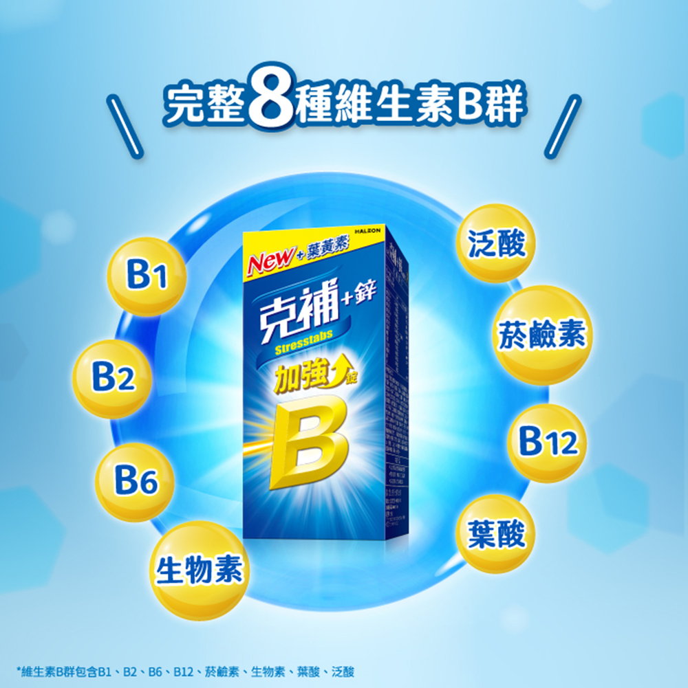 【克補】B群+鋅加強錠禮盒. B群+鐵加強錠禮盒  共180錠