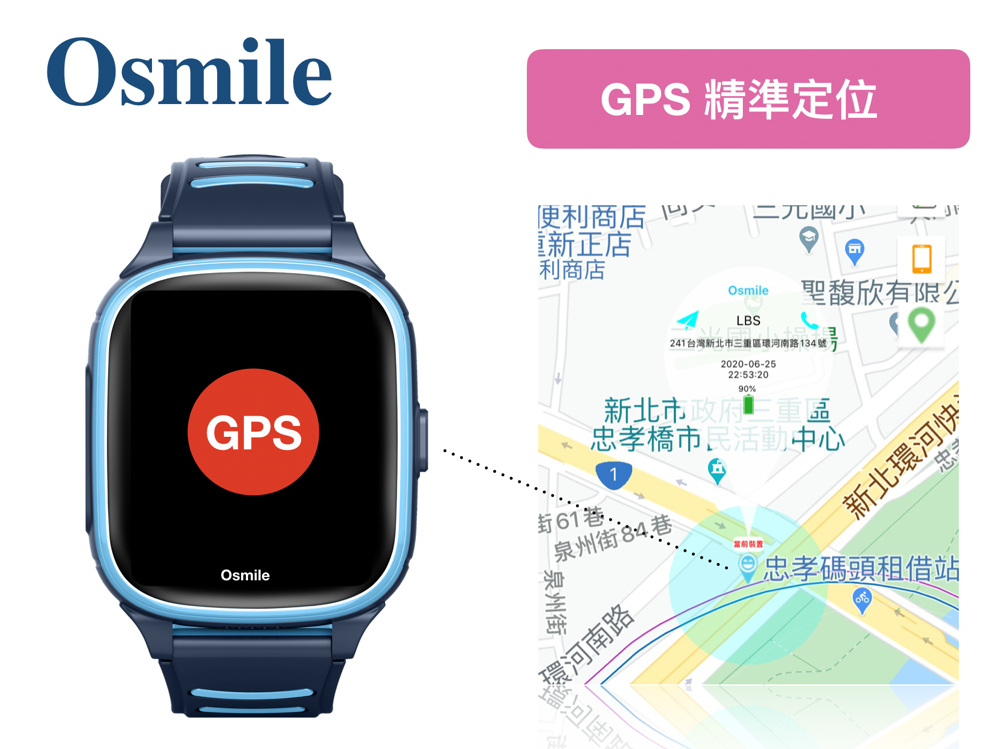 Osmile KD1000 兒童定位求救通話手錶（爸媽荷包, 省錢入門款！）RZ