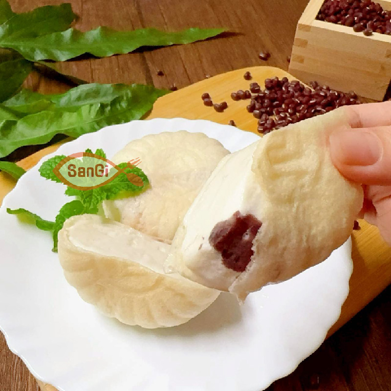 【賣魚的家】古早味紅豆香草漢堡冰