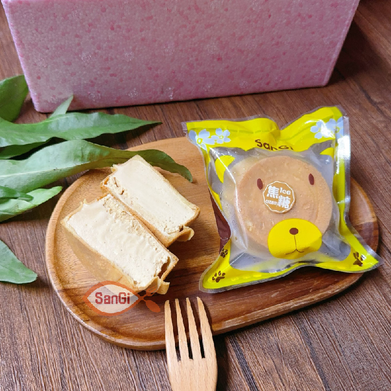 【賣魚的家】手工紅豆餅冰淇淋