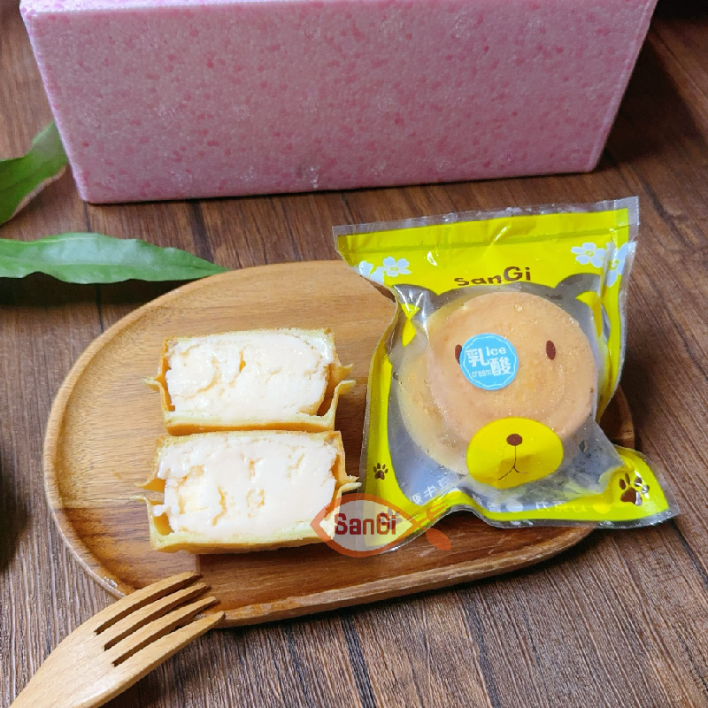 【賣魚的家】手工紅豆餅冰淇淋