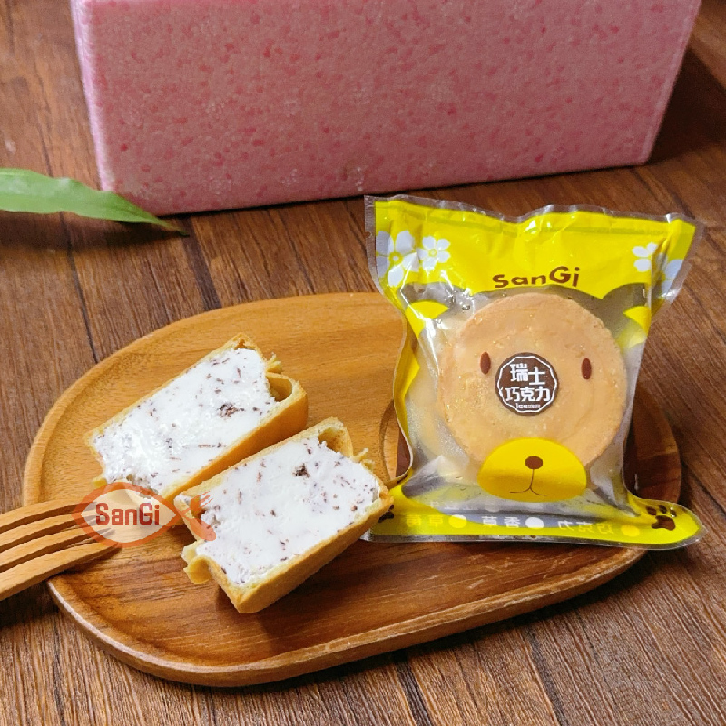 【賣魚的家】手工紅豆餅冰淇淋