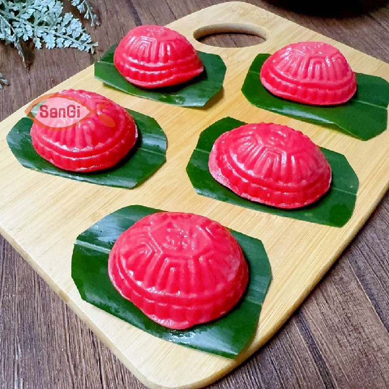 【賣魚的家】福氣迷你紅龜粿(紅色)300g/5個/盒 