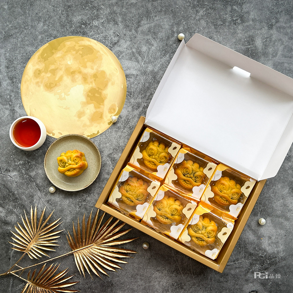 【美金榮】流芯奶皇茶香月餅(雪釀紅烏龍)