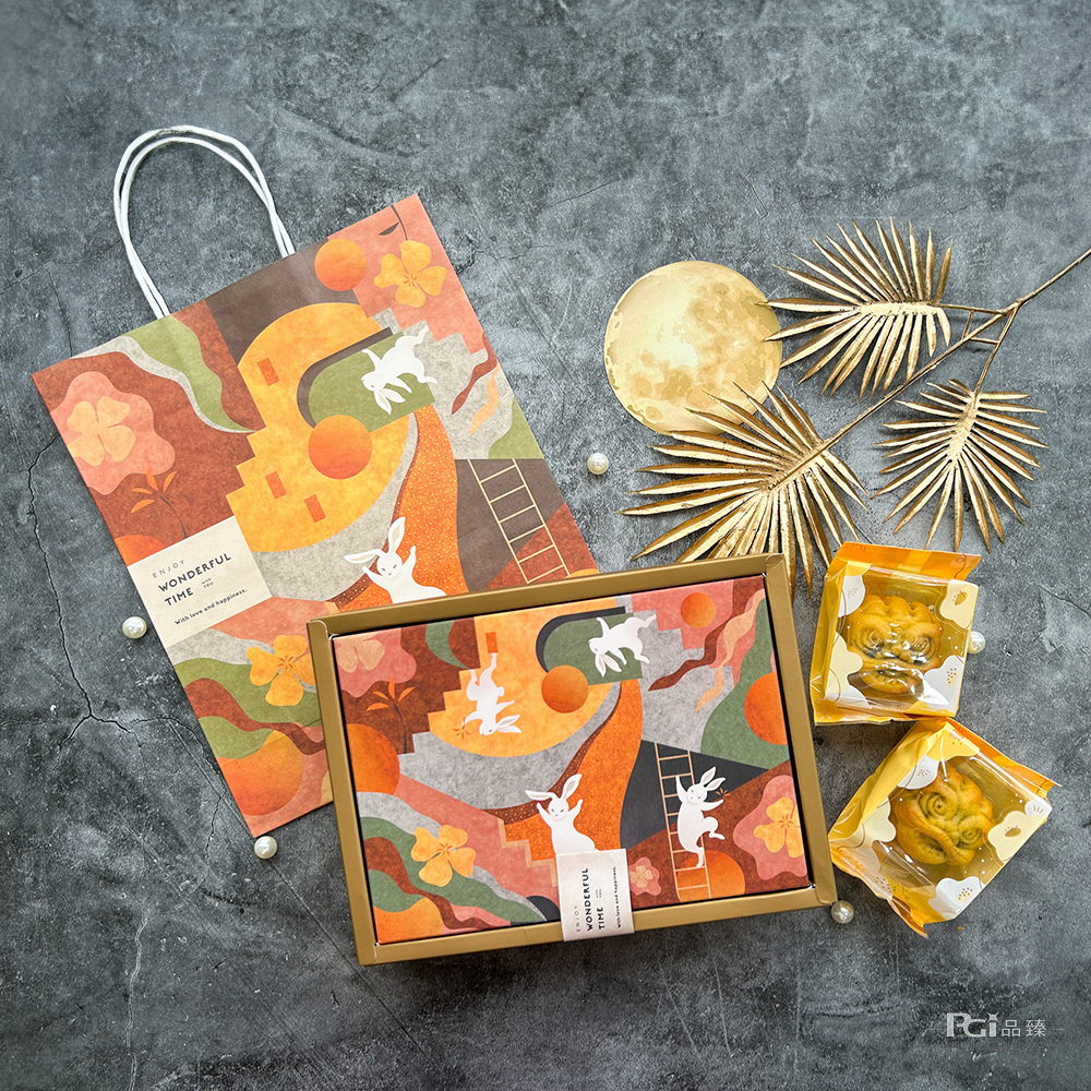 【美金榮】流芯奶皇茶香月餅(雪釀紅烏龍)