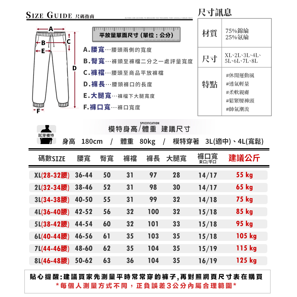 機能涼感 男女皆可穿 涼爽抗悶 透氣快乾 彈性舒適 涼感褲 束口平口褲 休閒褲 81006
