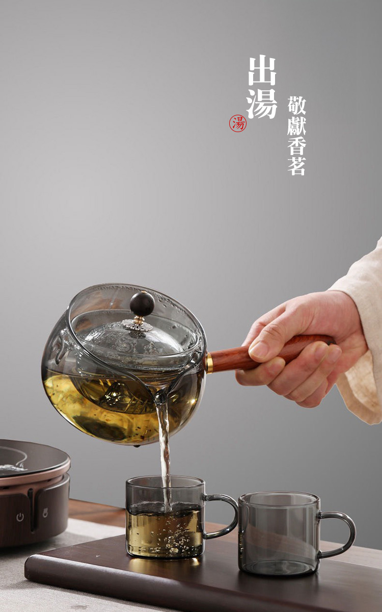 360度耐熱旋轉逍遙泡茶壺套組 500ml