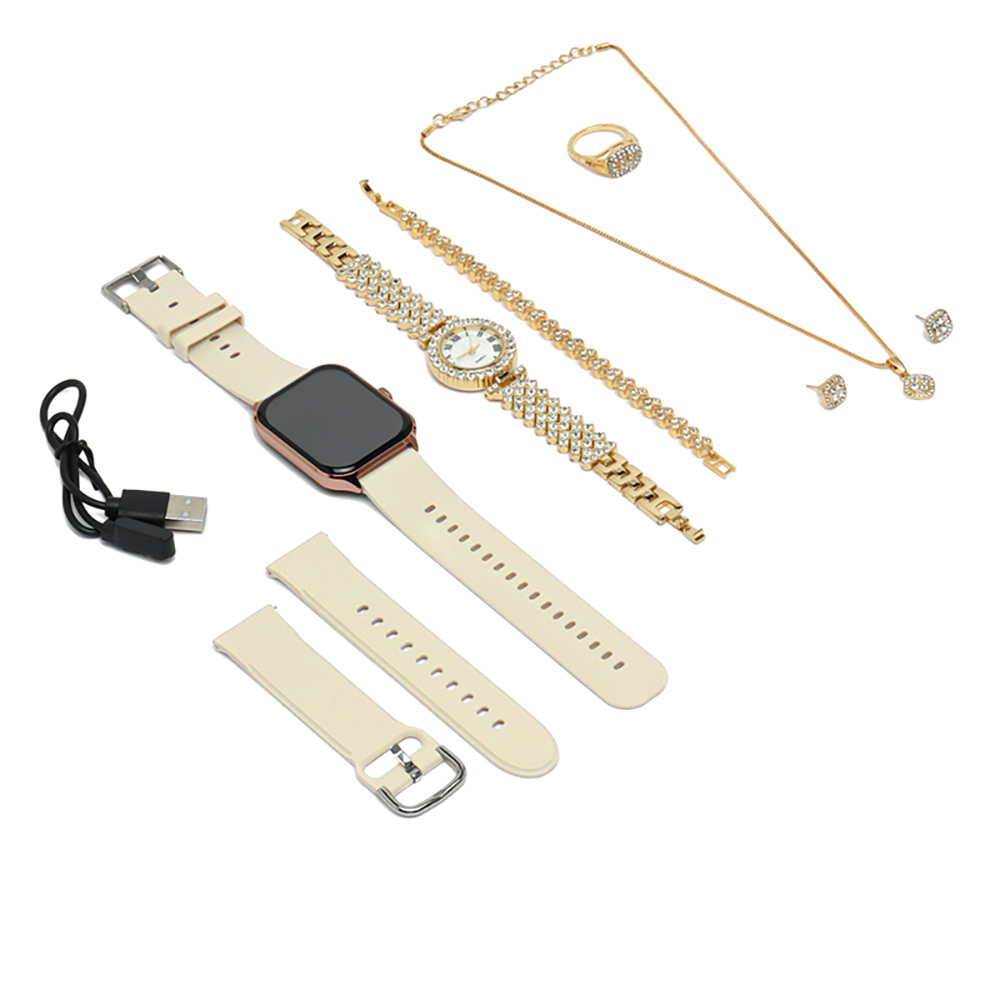 SW-A58 藍芽運動手錶首飾套組(藍芽通話 1.92吋高清螢幕 多種運動模式 健康監測 LINE來電通知 遙控拍照)