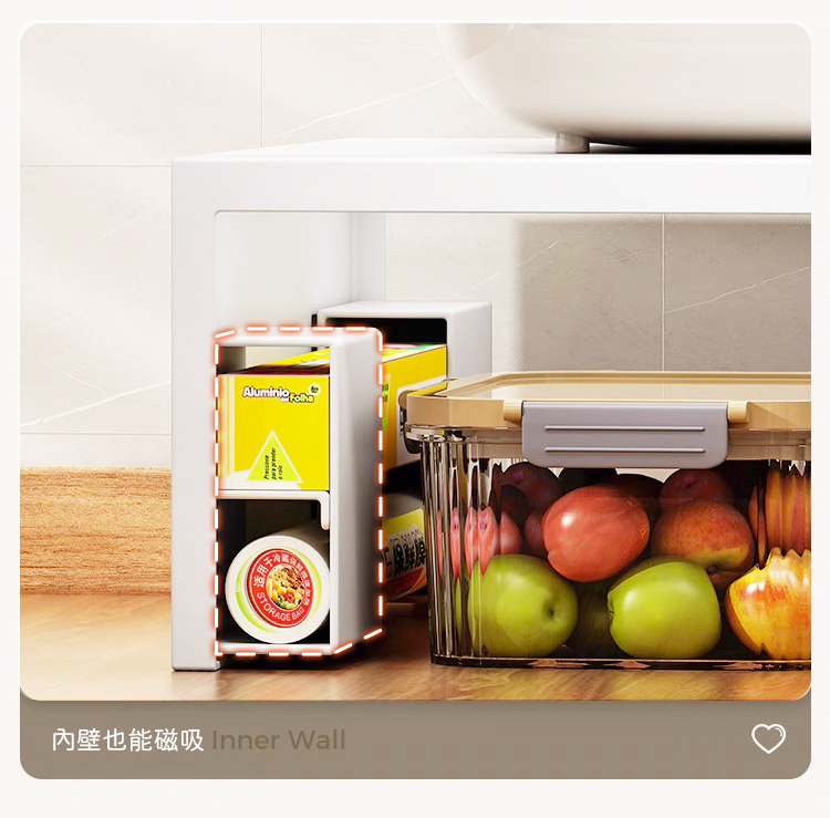 【ANDYMAY2】摩卡抽屜式咖啡收納架-可延伸作業空間 46CM(OH-K504)