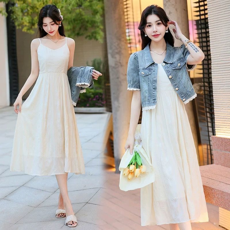 耐穿好搭風牛仔短袖牛仔外套