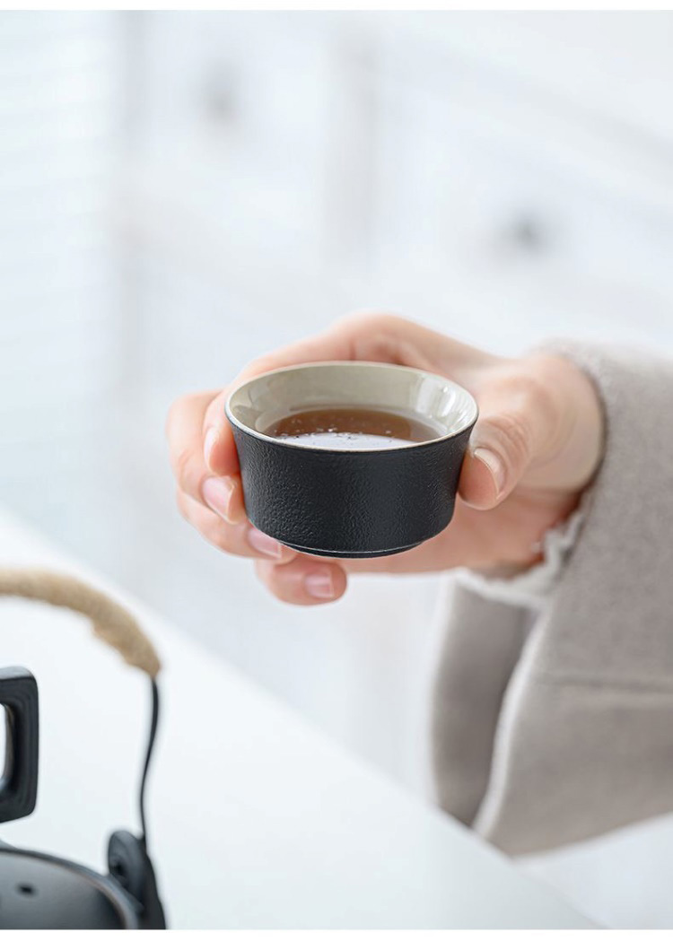 黑陶提梁壺露營茶具套組