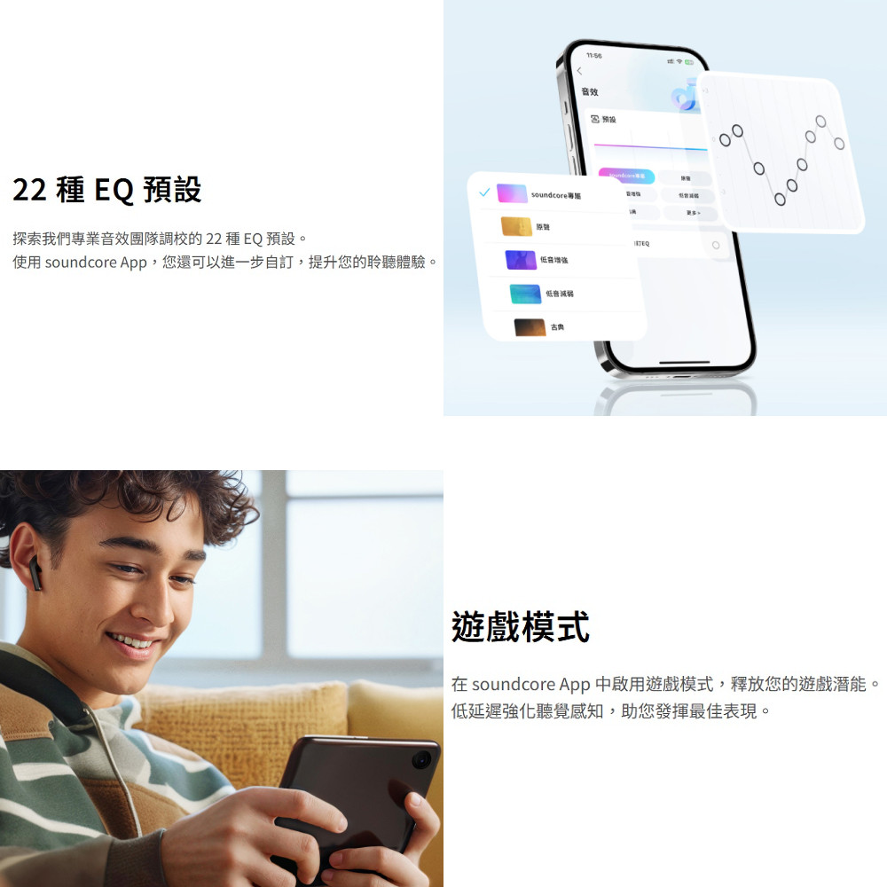 Soundcore聲闊K20i(A3994)半入耳式無線藍牙耳機