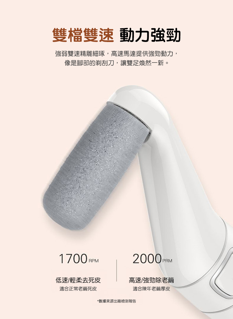 多功能充電式電動磨腳皮器