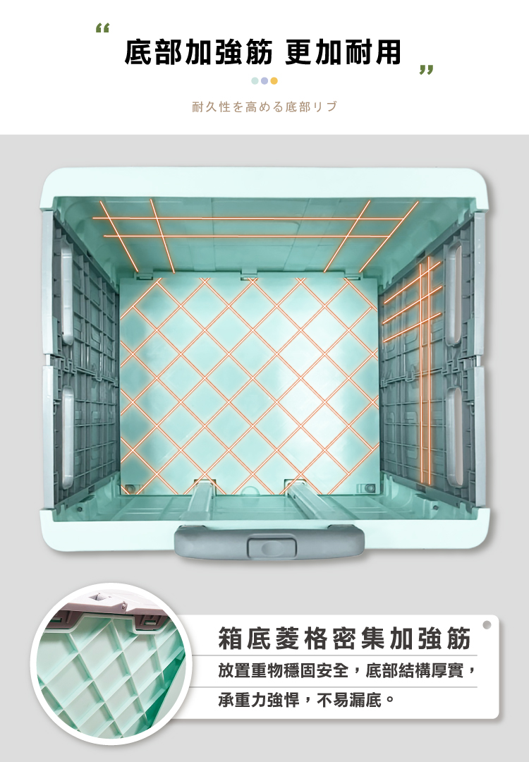 【ANDYMAY2】平拉式8輪爬梯折疊收納車(OH-Q300)
