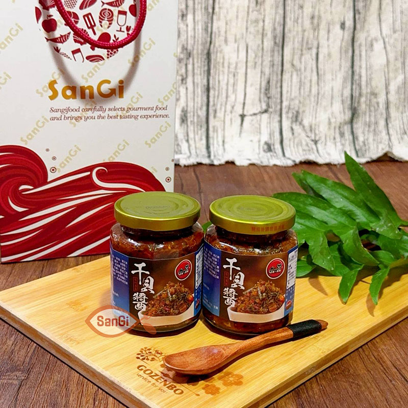 【賣魚的家】澎湖干貝醬禮盒2瓶-盒