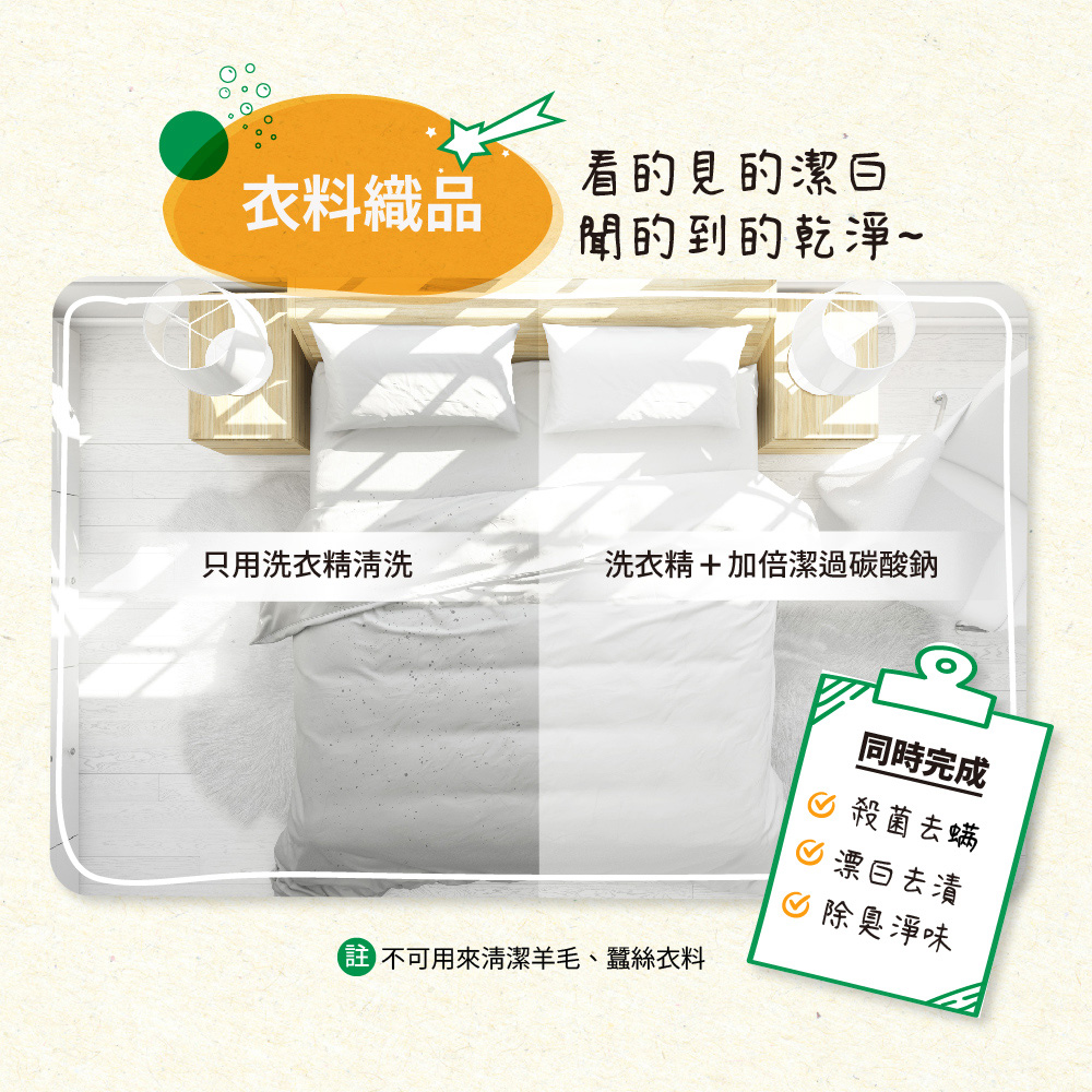 加倍潔 過碳酸鈉去污粉600g 