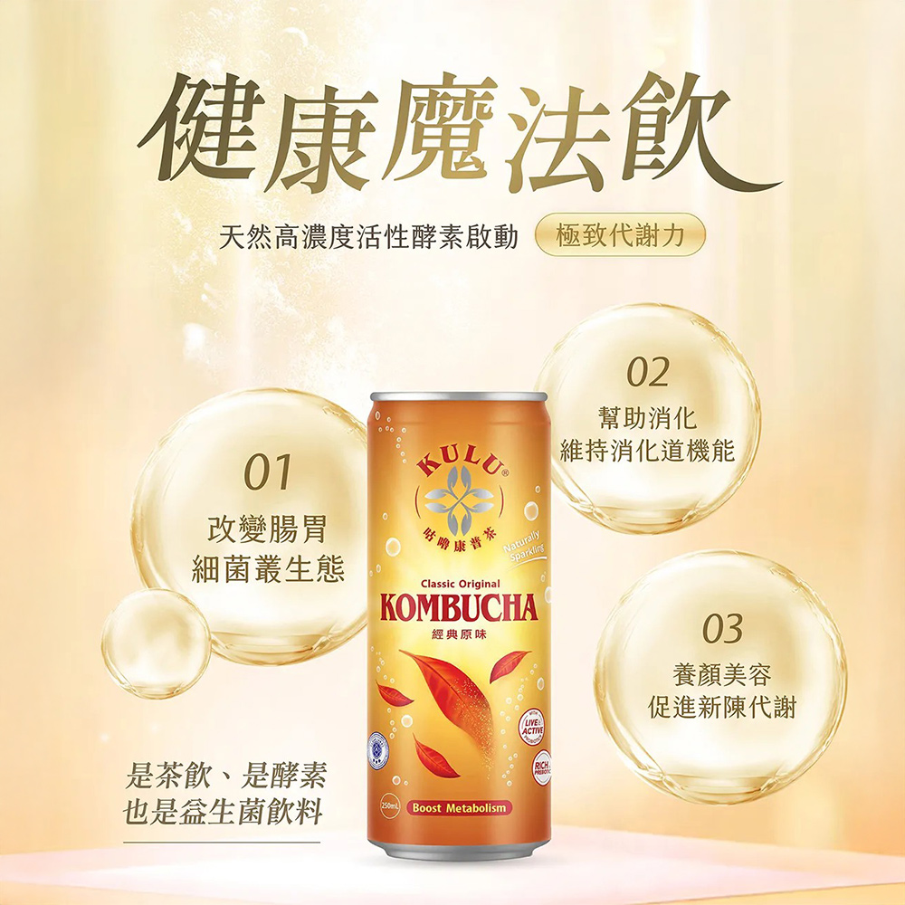 咕嚕康普茶(經典原味)