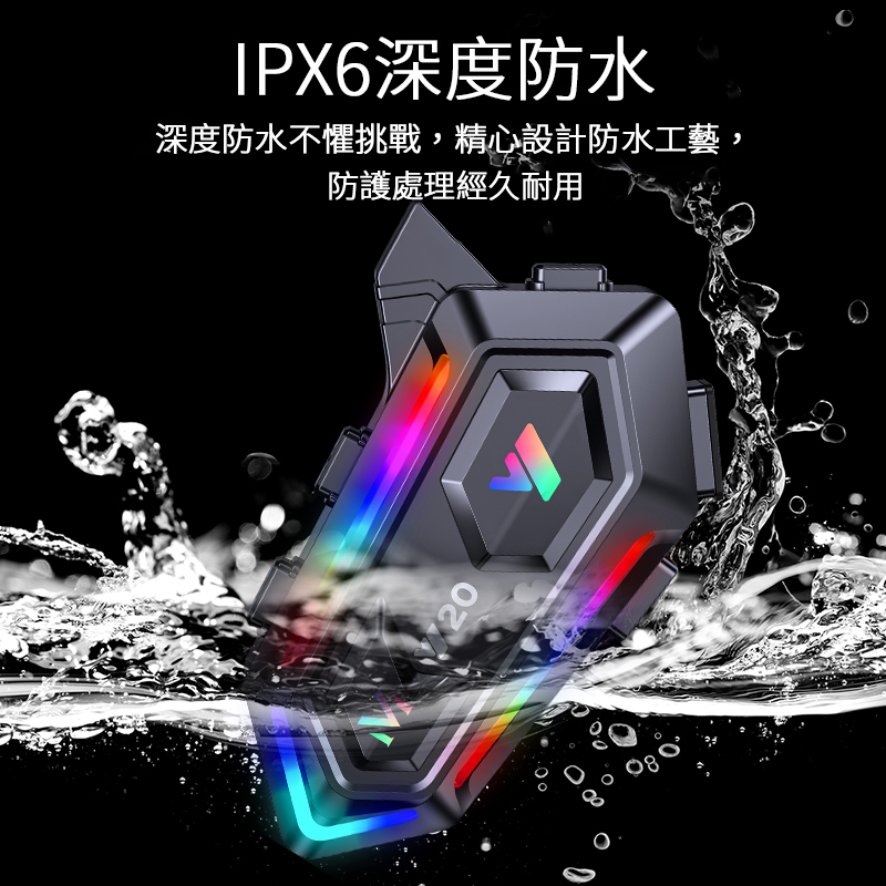 Y20 安全帽藍牙5.3耳機