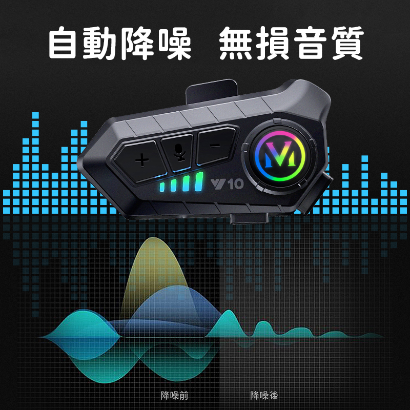 Y10安全帽藍牙5.3耳機