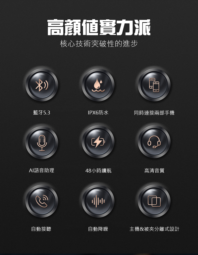 Y10安全帽藍牙5.3耳機