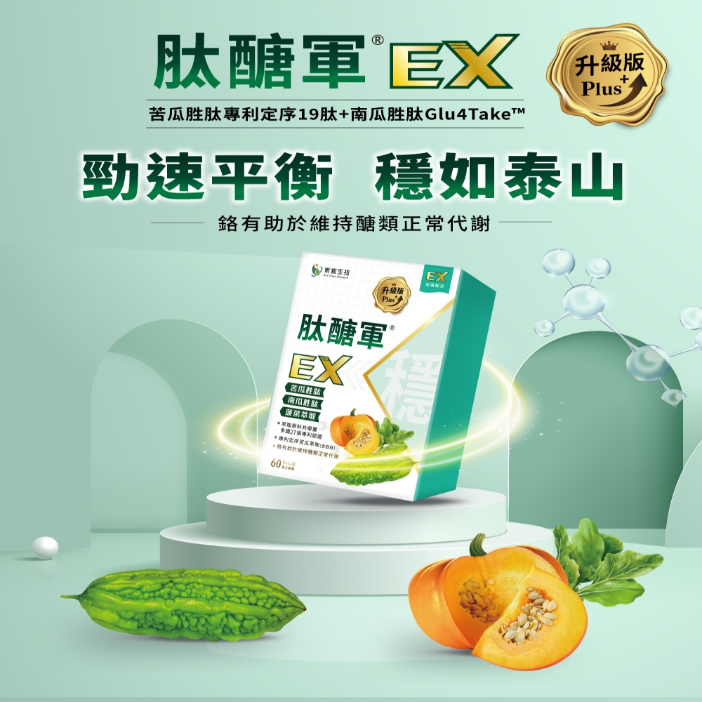 肽醣軍®EX升級版 複方膠囊