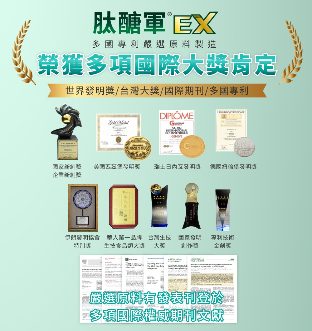 肽醣軍®EX升級版 複方膠囊