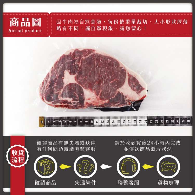 【勝崎生鮮】美國PRIME濕式熟成頂級肋眼牛排180g~質地細膩，重要時刻是您菜單上的首選！
