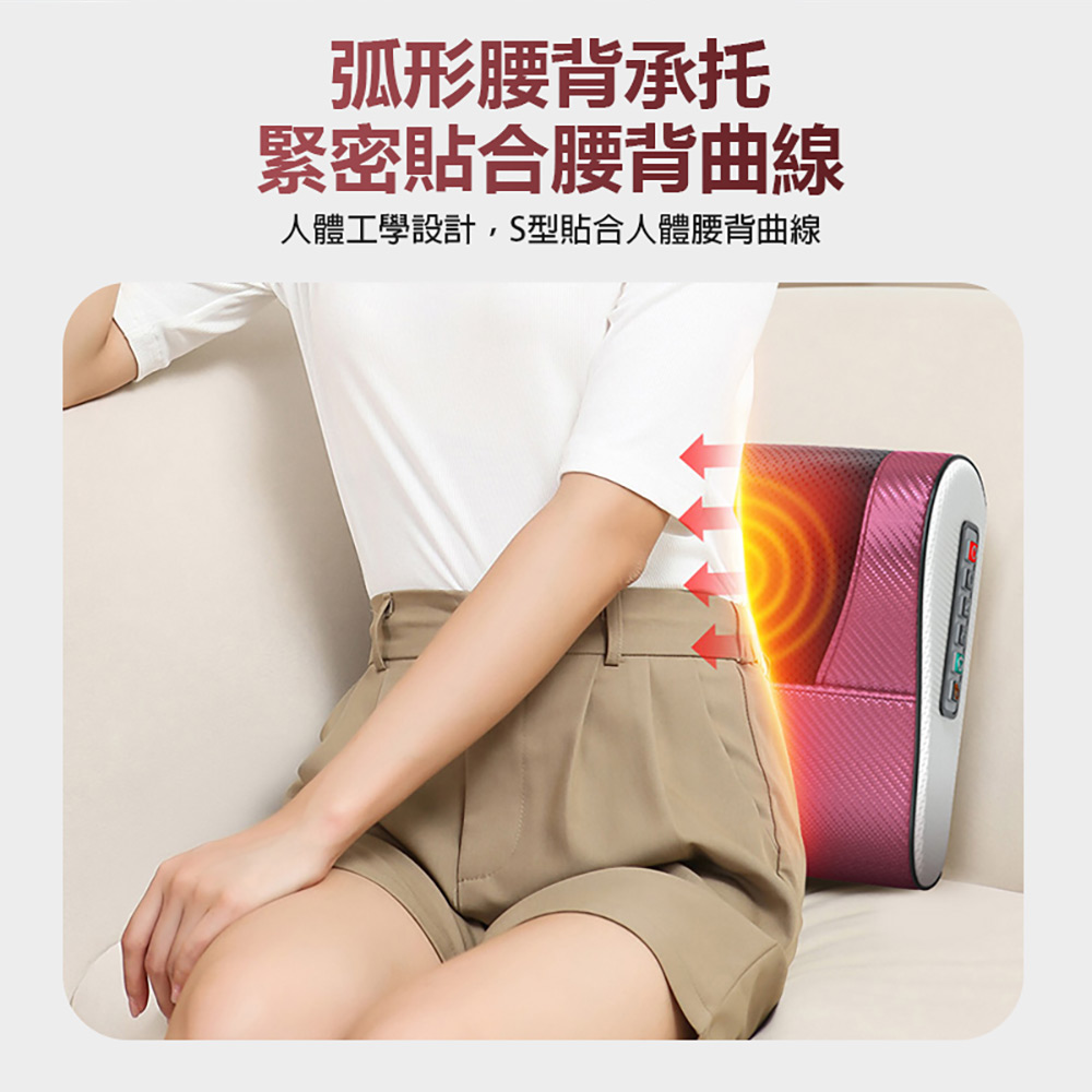 NSM-P14 多功能頸部按摩器(三檔力度 溫感熱敷 20按摩頭 揉捏推拿 全身通用)