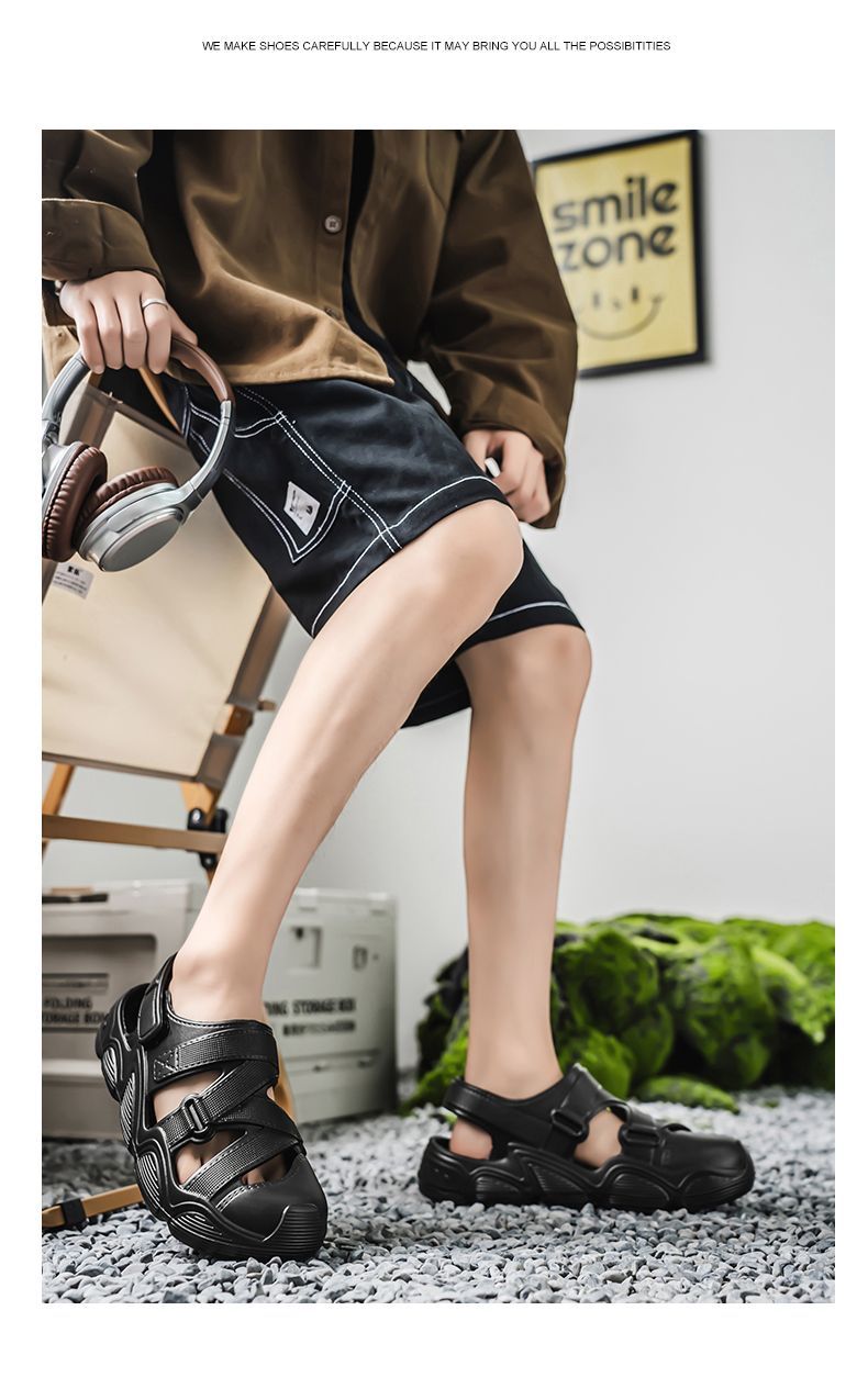 沙灘日常戶外防滑耐磨休閒涉水鞋涼鞋