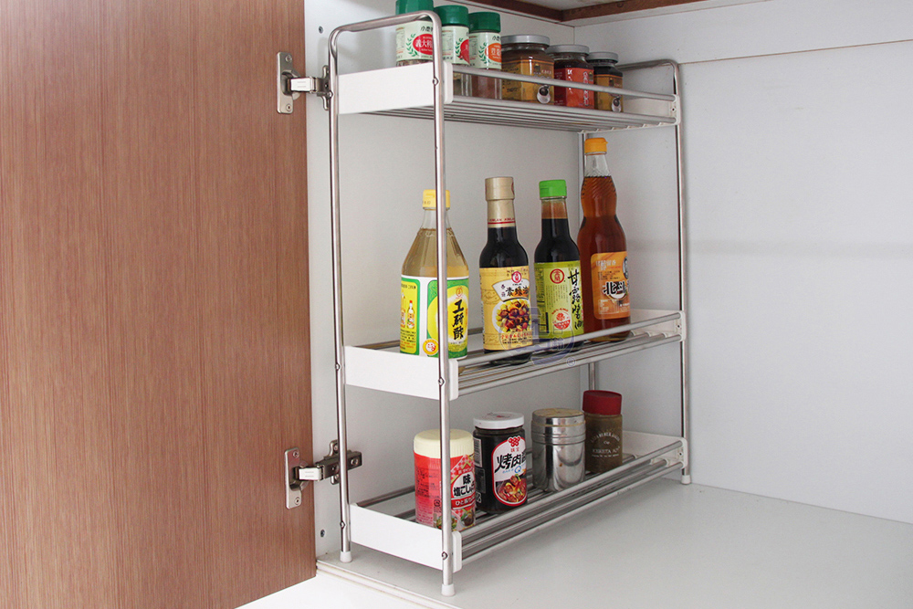 【百鈴】卡豪收不鏽鋼三層置物架