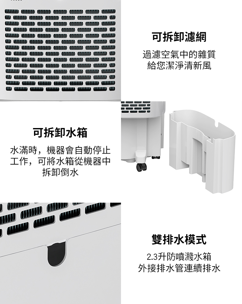 【JJPRO 家佳寶】新一級能效6L極靜音型除濕機 JPDH03A-6L