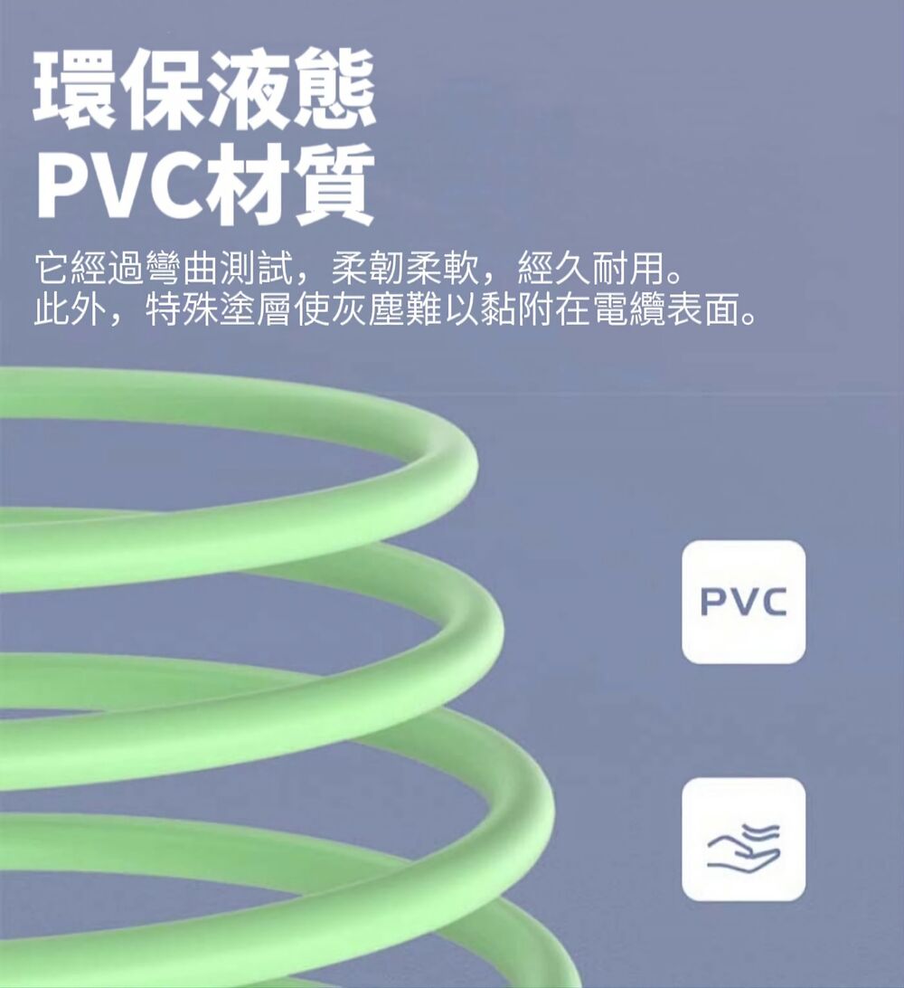 【快感知】液態矽膠三合一充電線 提速99% 線頭加固 快充不燙