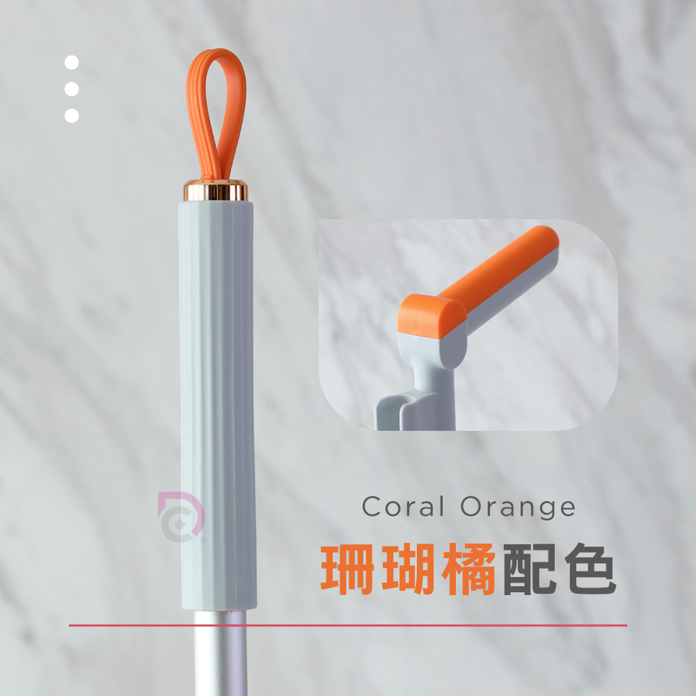 【德昌】馬上淨折疊站立不卡毛髮掃把畚斗組