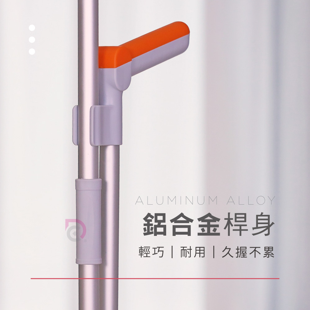 【德昌】馬上淨折疊站立不卡毛髮掃把畚斗組