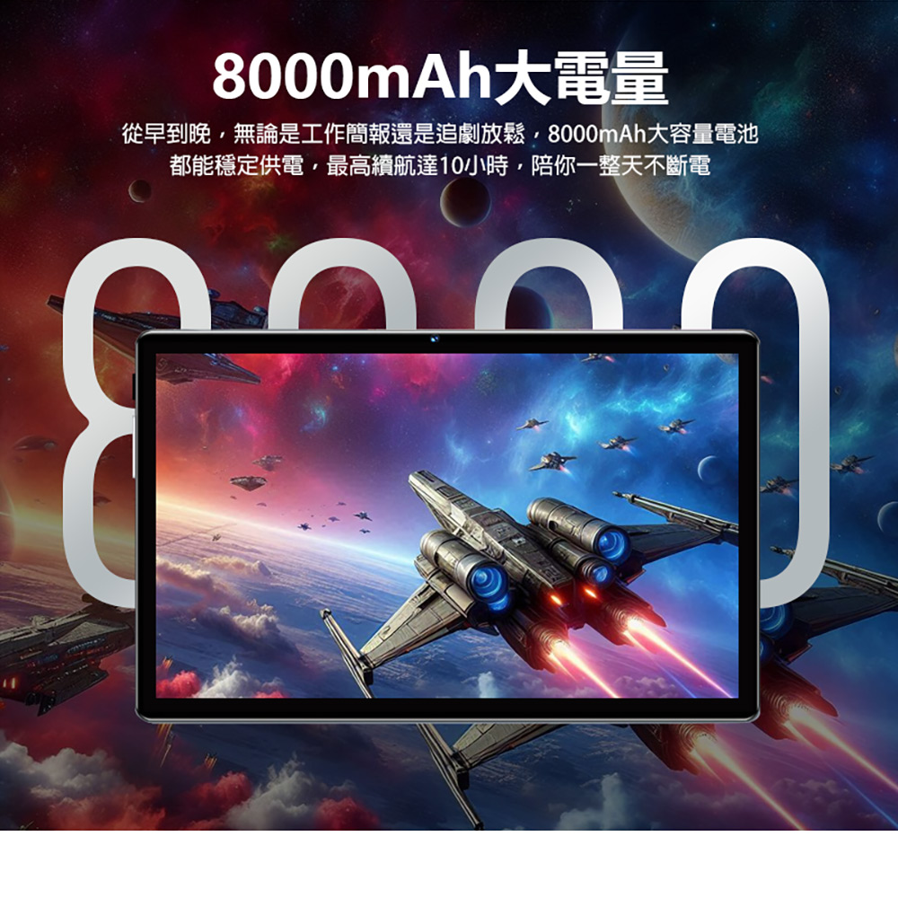 LIBO-S25 ULTRA 10.1吋 4G LTE 十核心 平板電腦 4G/32G 附豪華大全配(安卓15 IPS大螢幕 雙卡雙待)