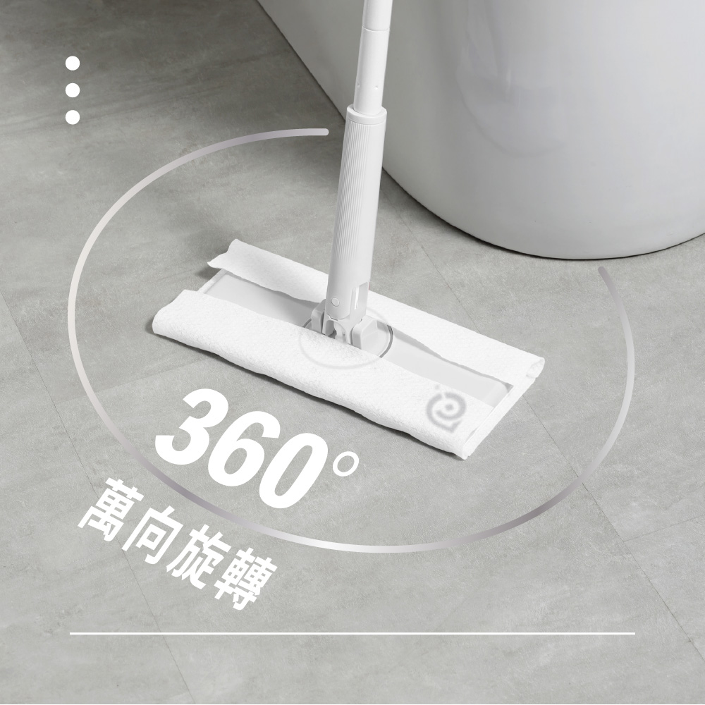 【德昌】馬上淨懶人自動夾布拖把