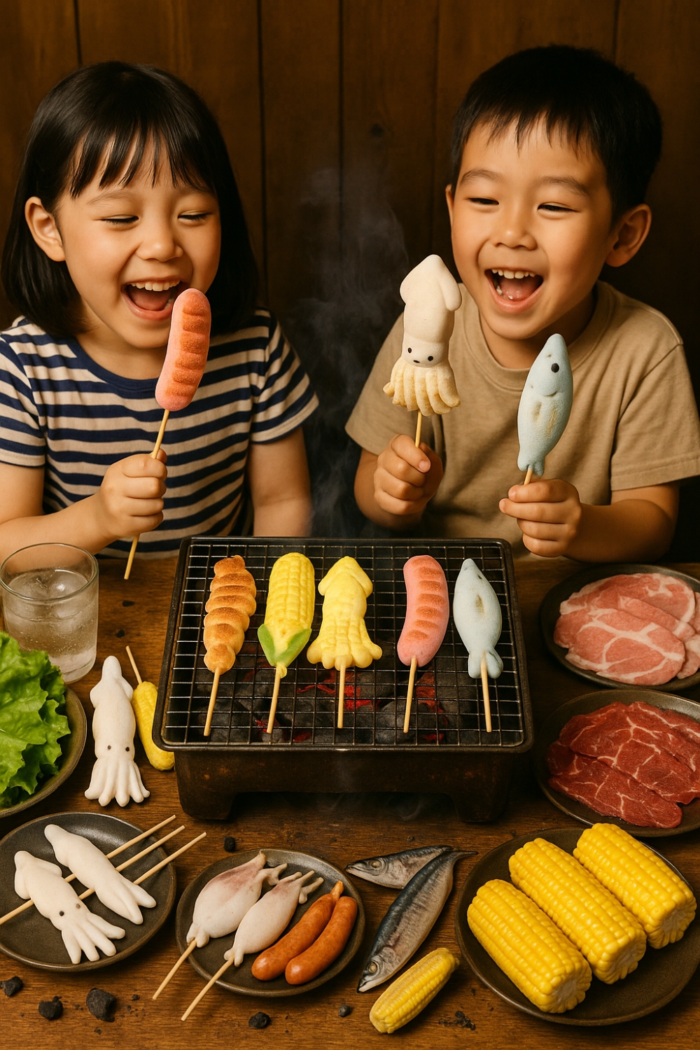 韓國爆紅 海鮮造型 BBQ 燒烤棉花糖 (150g/盒)